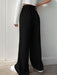 Elastic Waist Wide Leg Pants