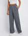 Elastic Waist Wide Leg Pants