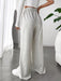 Elastic Waist Wide Leg Pants