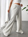 Elastic Waist Wide Leg Pants