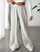 Elastic Waist Wide Leg Pants